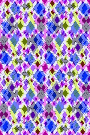 不规则几何印花华亿平台图片