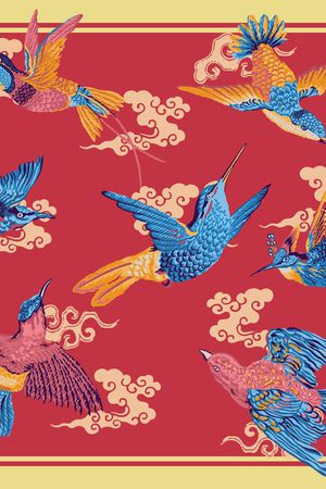 方巾印花华亿平台图片