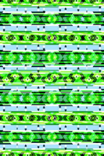 795286-撞色几何条纹