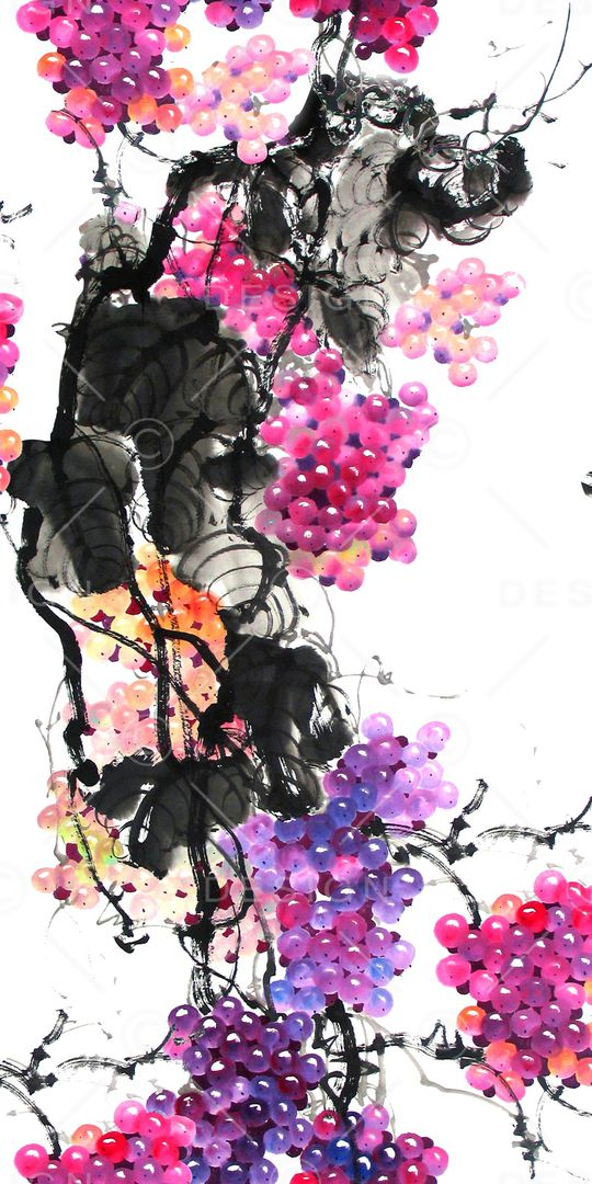 手绘印花华亿平台图片