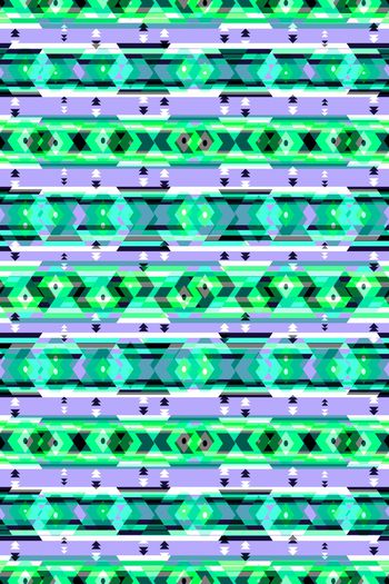 795362-撞色几何条纹