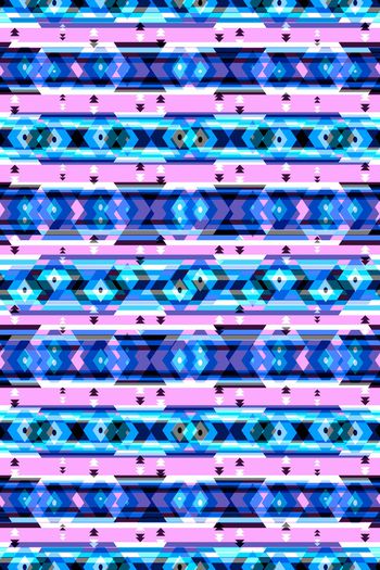 795365-撞色几何条纹