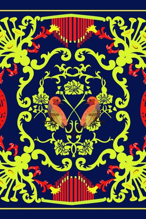 民族风印花华亿平台图片