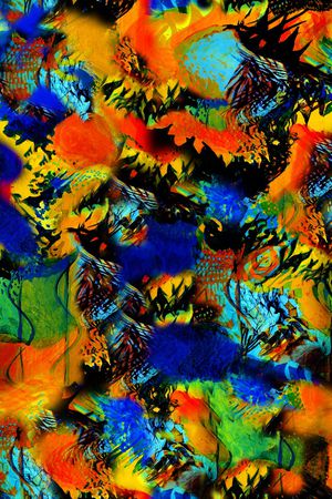 树枝印花华亿平台图片