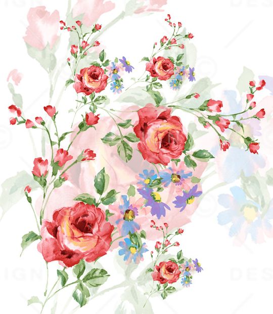 玫瑰印花华亿平台图片