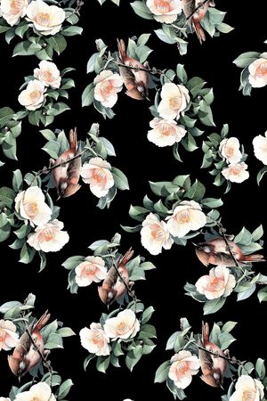 牡丹印花华亿平台图片