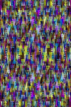 不规则几何印花华亿平台图片