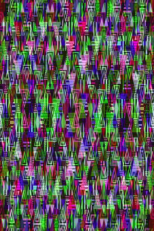 不规则几何印花华亿平台图片