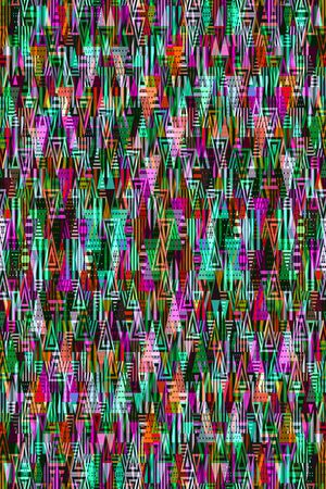 不规则几何印花华亿平台图片