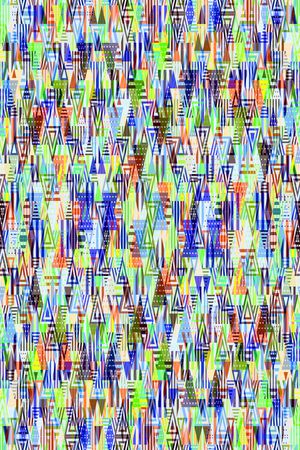 不规则几何印花华亿平台图片