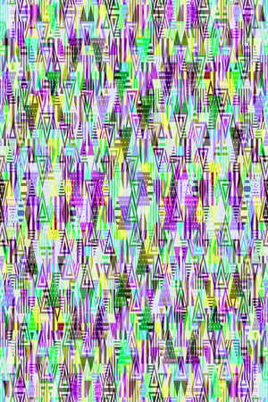 不规则几何印花华亿平台图片