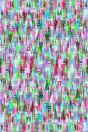 不规则几何印花华亿平台图片