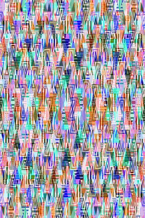 不规则几何印花华亿平台图片