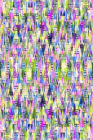 不规则几何印花华亿平台图片