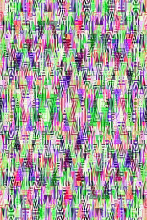 不规则几何印花华亿平台图片