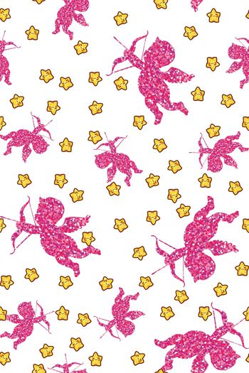 795758-童装天使星星