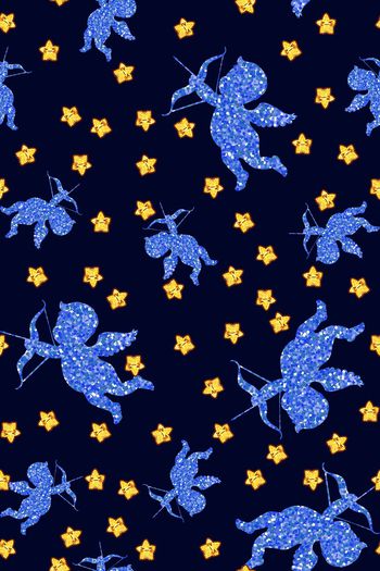 795764-童装天使星星蓝