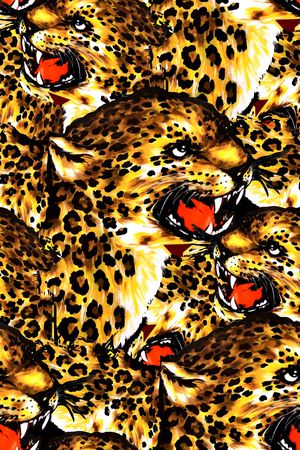 动物纹印花华亿平台图片