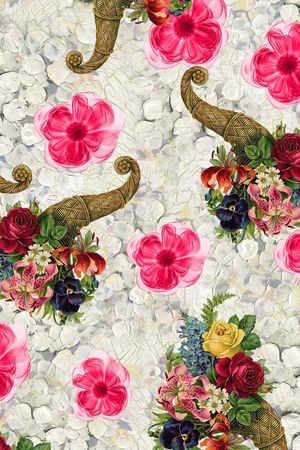 牡丹印花华亿平台图片