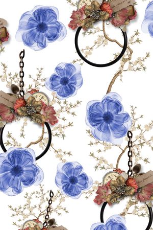 玉兰花印花华亿平台图片