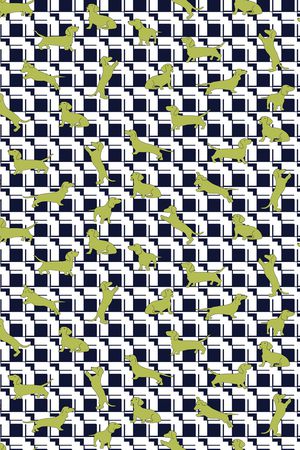 几何印花华亿平台图片