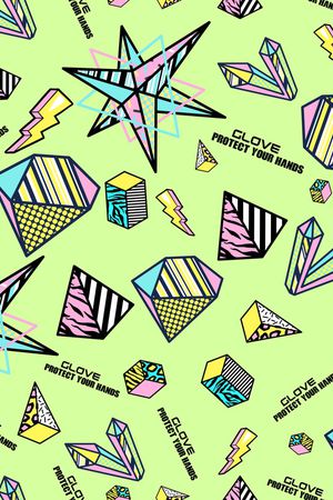 几何印花华亿平台图片