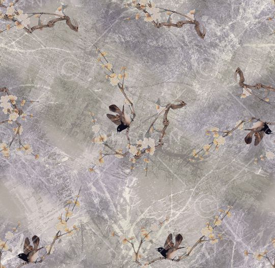 中国风印花华亿平台图片