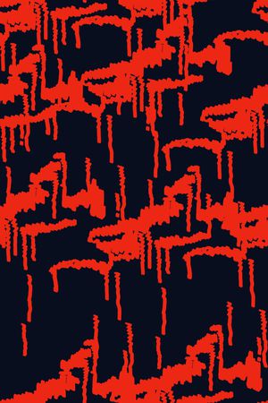 不规则几何印花华亿平台图片