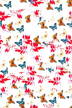 树枝印花华亿平台图片