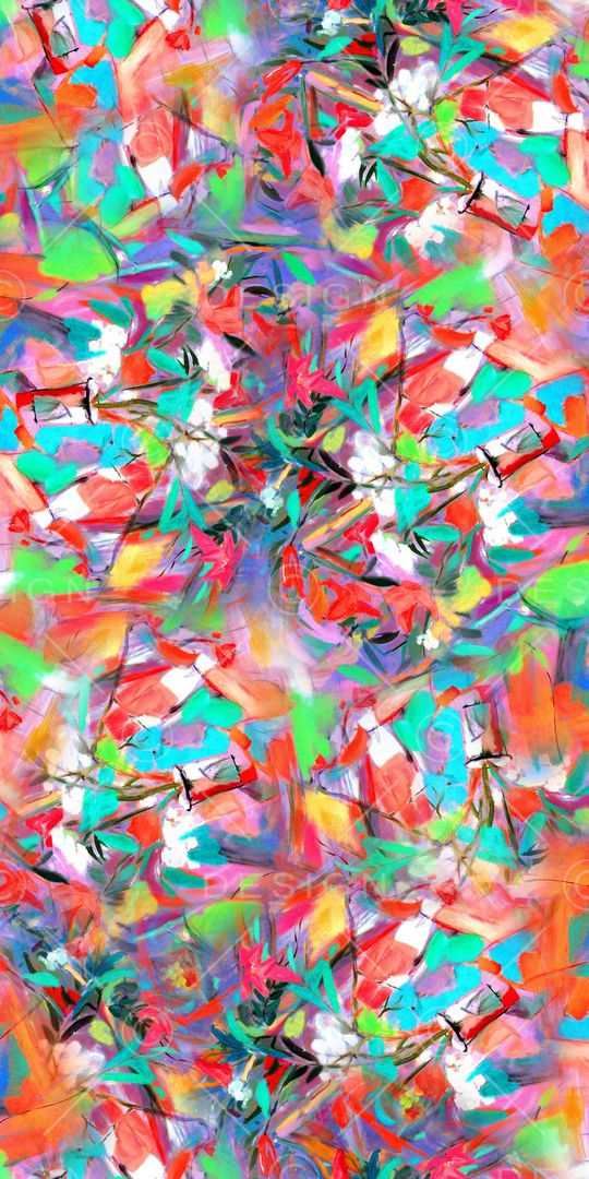 手绘印花华亿平台图片