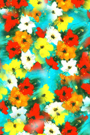 花朵印花华亿平台图片