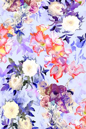 水彩印花华亿平台图片