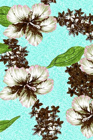 少女衣裙系列印花华亿平台图片