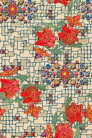 民族风印花华亿平台图片