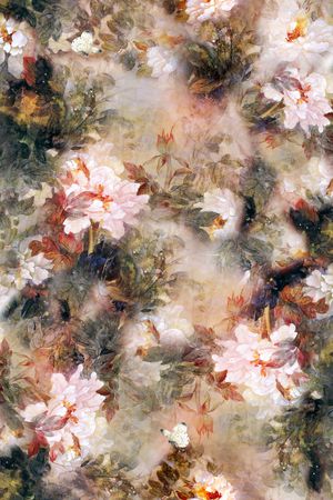 树枝印花华亿平台图片