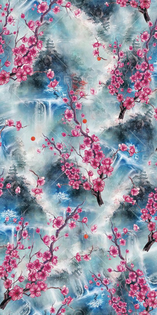 樱花印花华亿平台图片