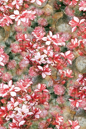 花瓣印花华亿平台图片