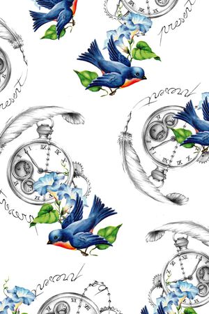 花鸟印花华亿平台图片