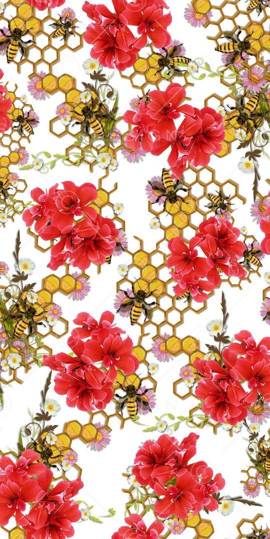 牡丹印花华亿平台图片