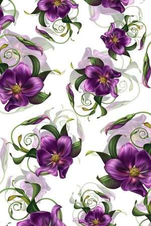 兰花印花华亿平台图片