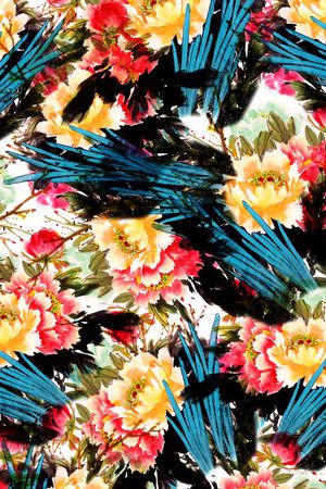 乱花印花华亿平台图片