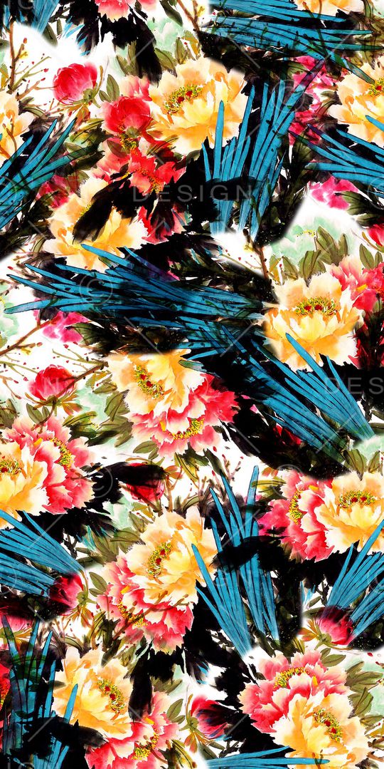 乱花印花华亿平台图片