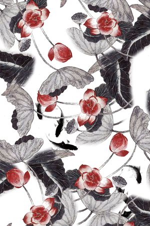 乱花印花华亿平台图片