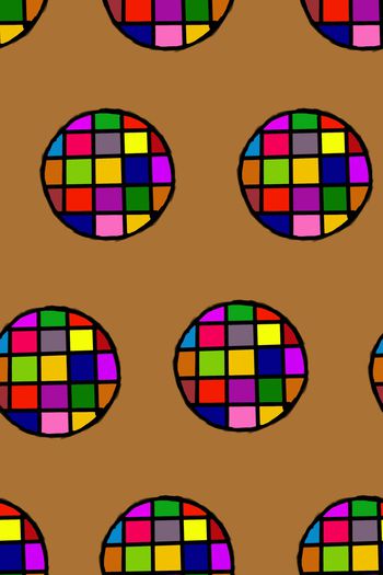 方格印花华亿平台图片