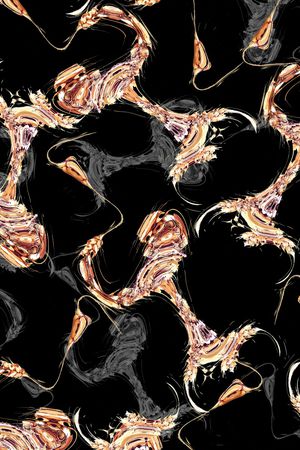 抽象印花华亿平台图片