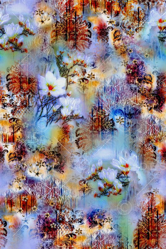 抽象印花华亿平台图片