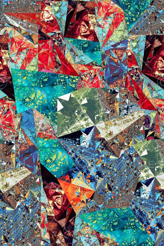 几何印花华亿平台图片