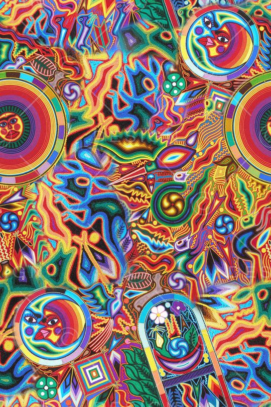 抽象印花华亿平台图片