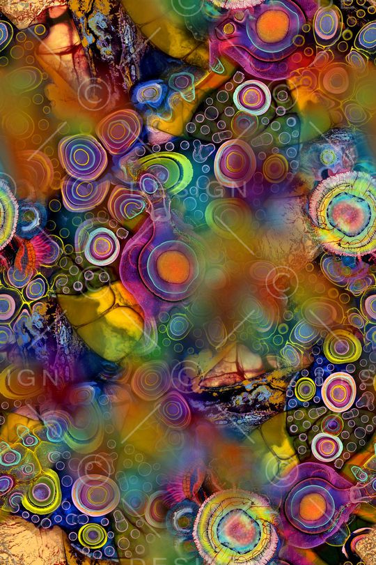 抽象印花华亿平台图片