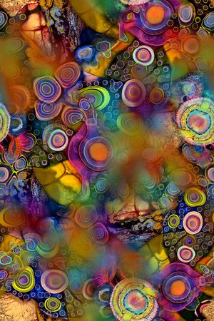 抽象印花华亿平台图片